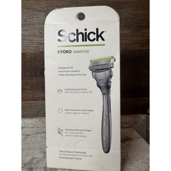 Schick Hydro 5 Men's Sensitive Razor – 1 Handle + 2 Cartridges - Picture 3 of 5